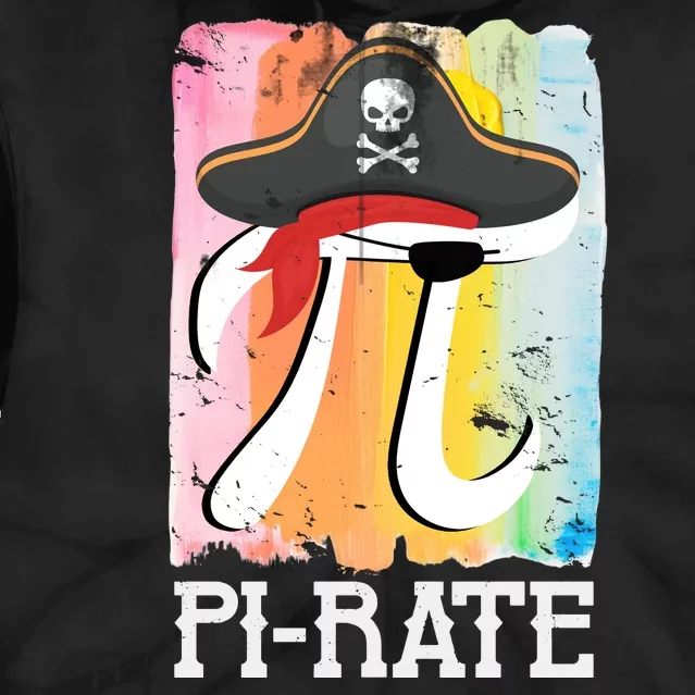 Happy Pi Day Funny Pirate Tie Dye Hoodie