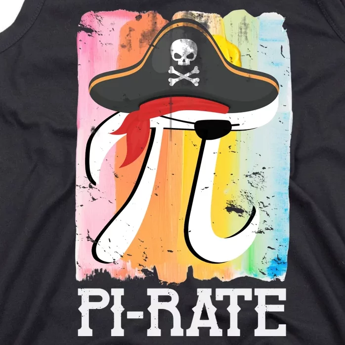 Happy Pi Day Funny Pirate Tank Top