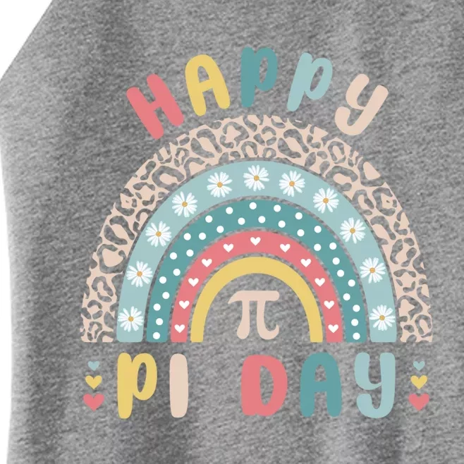 Happy Pi Day Cute Rainbow Mathematic Nerd Funny Math Teacher Gift Women’s Perfect Tri Rocker Tank