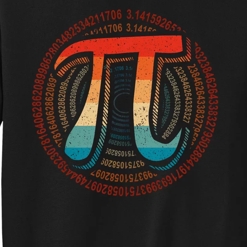 Happy Pi Day 3.14 Funny Pi Spiral Math Lovers Teachers Sweatshirt