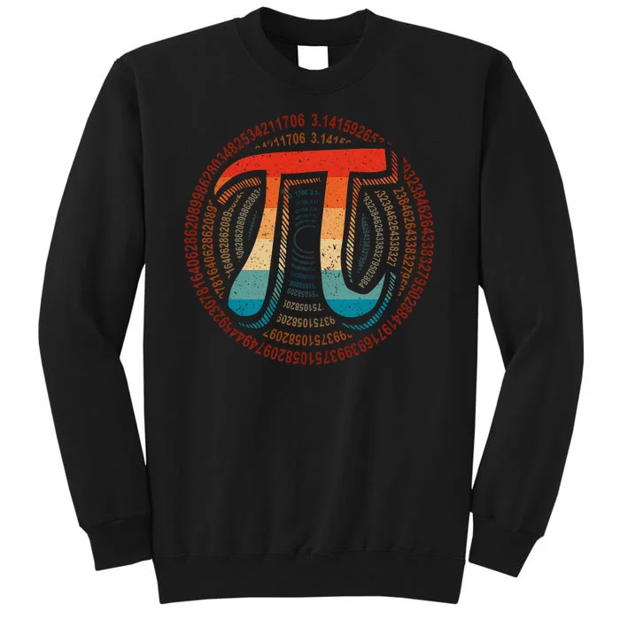 Happy Pi Day 3.14 Funny Pi Spiral Math Lovers Teachers Sweatshirt