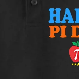 Happy Pi Day Math Teacher Pi Day Cute Gift Dry Zone Grid Performance Polo