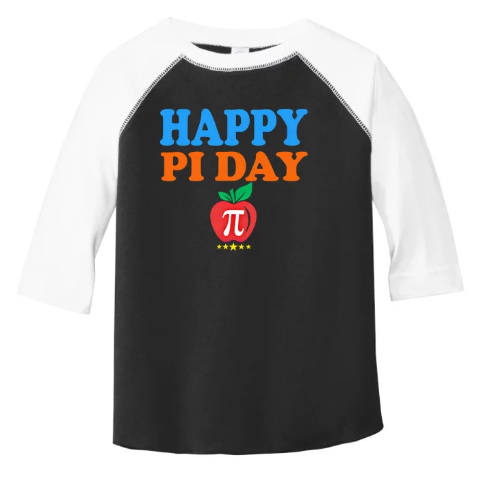 Happy Pi Day Math Teacher Pi Day Cute Gift Toddler Fine Jersey T-Shirt