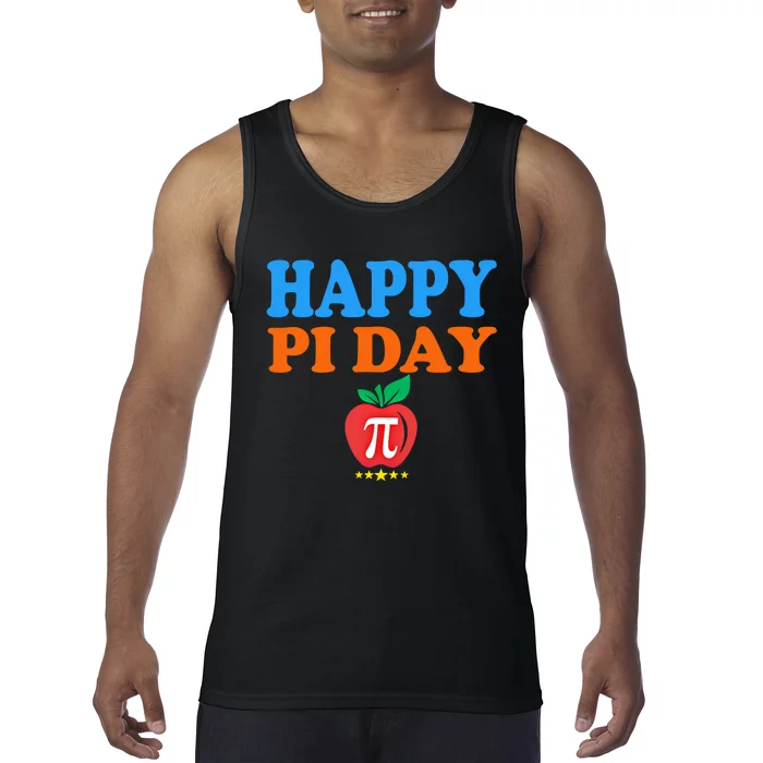 Happy Pi Day Math Teacher Pi Day Cute Gift Tank Top