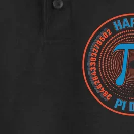 Happy Pi Day Mathematic Math Teacher Student Funny Pi Day Gift Dry Zone Grid Performance Polo