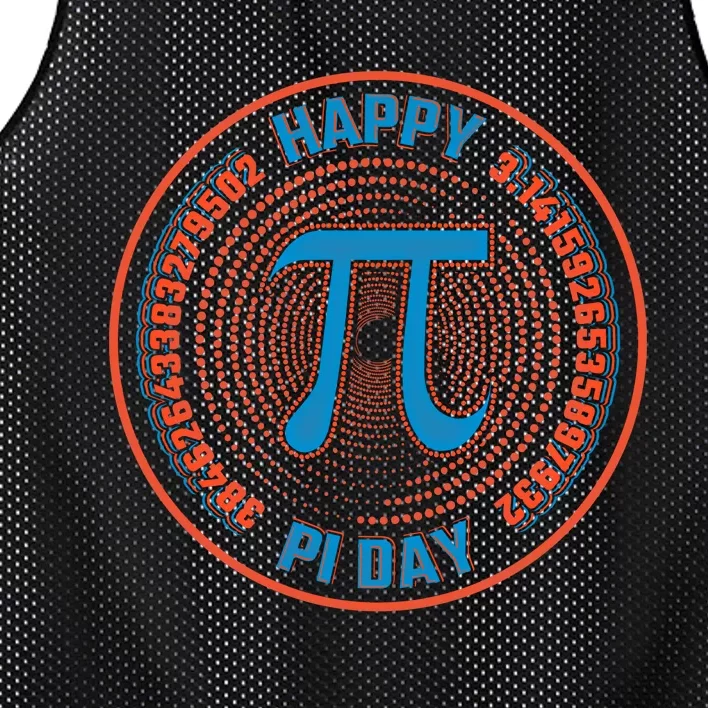 Happy Pi Day Mathematic Math Teacher Student Funny Pi Day Gift Mesh Reversible Basketball Jersey Tank