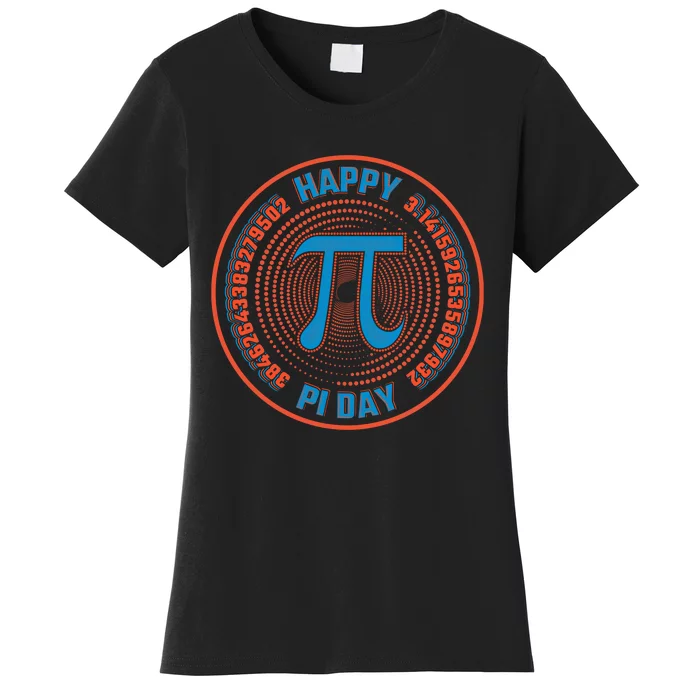 Happy Pi Day Mathematic Math Teacher Student Funny Pi Day Gift Women's T-Shirt