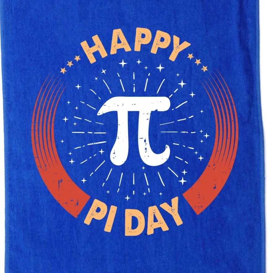 Happy Pi Day Funny Pi Mathematic Math Teacher Gift Platinum Collection Golf Towel