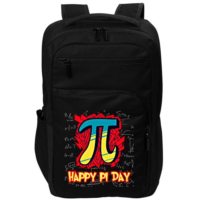 Happy Pi Day Symbol For Math Lovers Great Gift Impact Tech Backpack