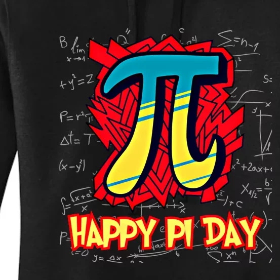 Happy Pi Day Symbol For Math Lovers Great Gift Women's Pullover Hoodie