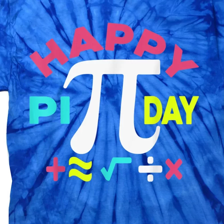 Happy Pi Day Math Teachers Student Professor Pi Day Gift Tie-Dye T-Shirt