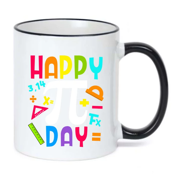 Happy Pi Day Mathematic Math Teachers Math Geeks Student Gift Black Color Changing Mug