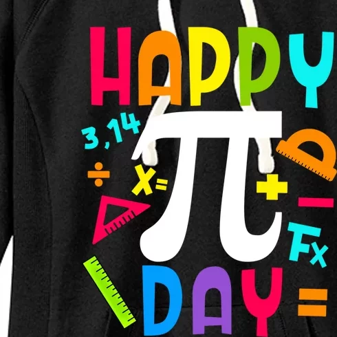 Happy Pi Day Mathematic Math Teachers Math Geeks Student Gift Women's Fleece Hoodie