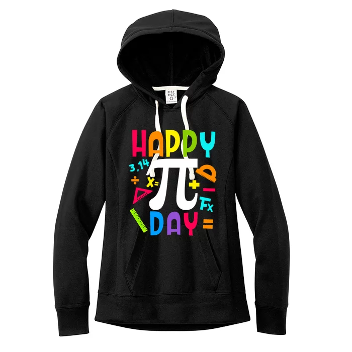 Happy Pi Day Mathematic Math Teachers Math Geeks Student Gift Women's Fleece Hoodie