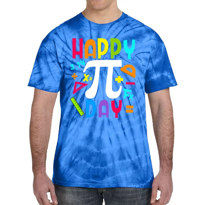 Happy Pi Day Mathematic Math Teachers Math Geeks Student Gift Tie-Dye T-Shirt