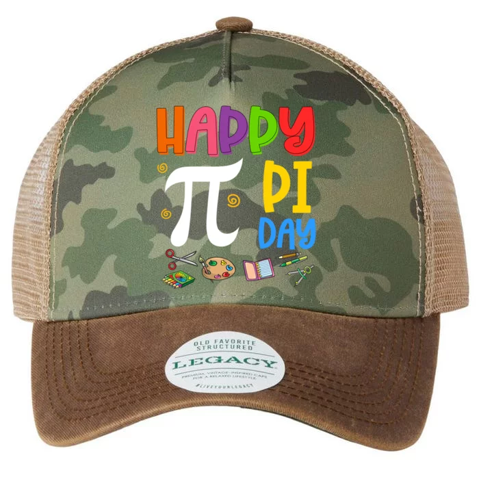 Happy Pi Day Math Teachers Student Professor Pi Day Gift Legacy Tie Dye Trucker Hat