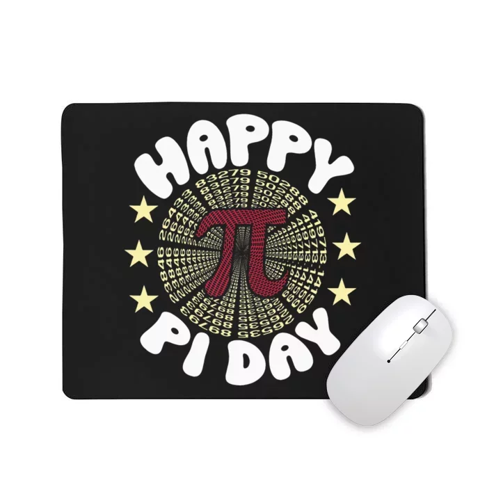 Happy Pi Day Funny Pi Mathematic Math for Teachers Mousepad