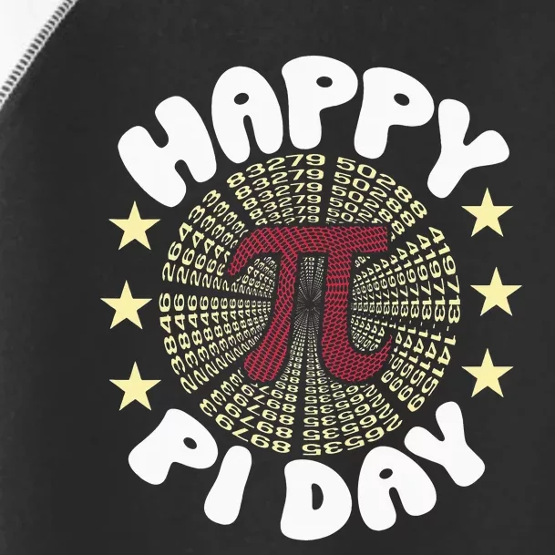 Happy Pi Day Funny Pi Mathematic Math for Teachers Toddler Fine Jersey T-Shirt