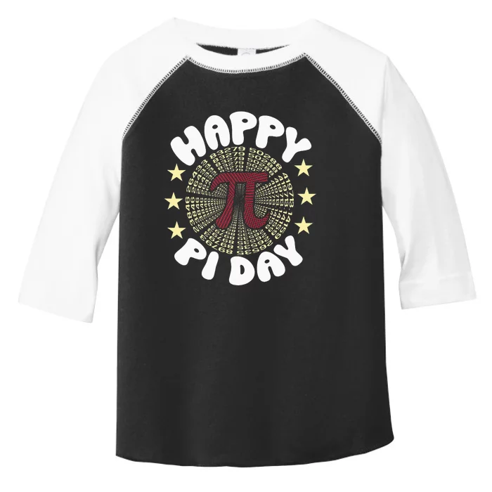 Happy Pi Day Funny Pi Mathematic Math for Teachers Toddler Fine Jersey T-Shirt