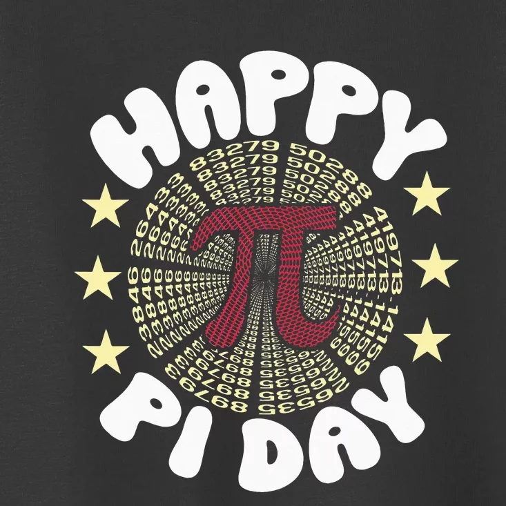 Happy Pi Day Funny Pi Mathematic Math for Teachers Toddler T-Shirt