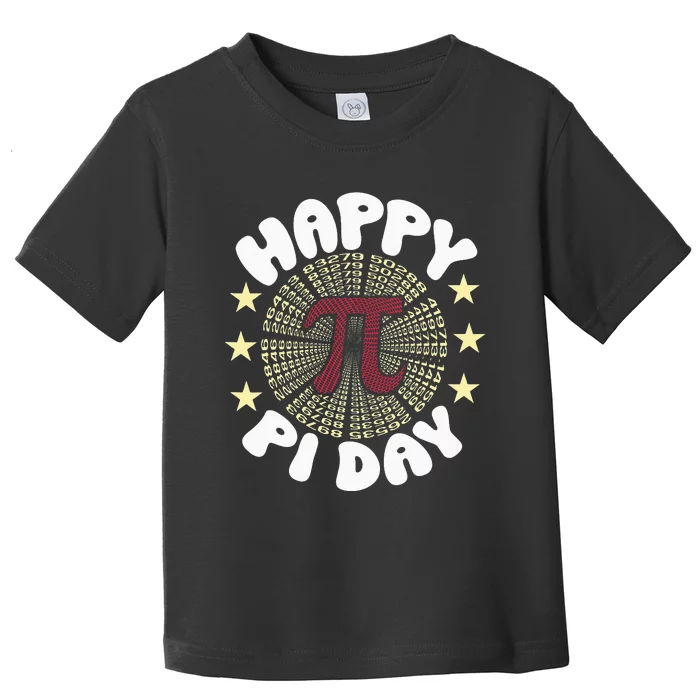 Happy Pi Day Funny Pi Mathematic Math for Teachers Toddler T-Shirt