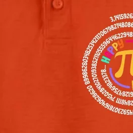 Happy Pi Day 3.14 Mathematic Math Teacher Dry Zone Grid Performance Polo