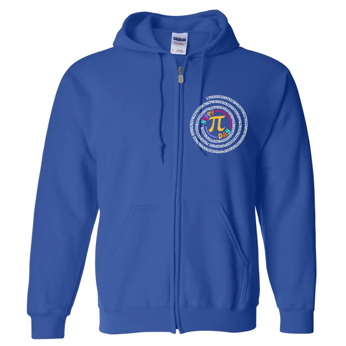 Happy Pi Day 3.14 Mathematic Math Teacher Full Zip Hoodie