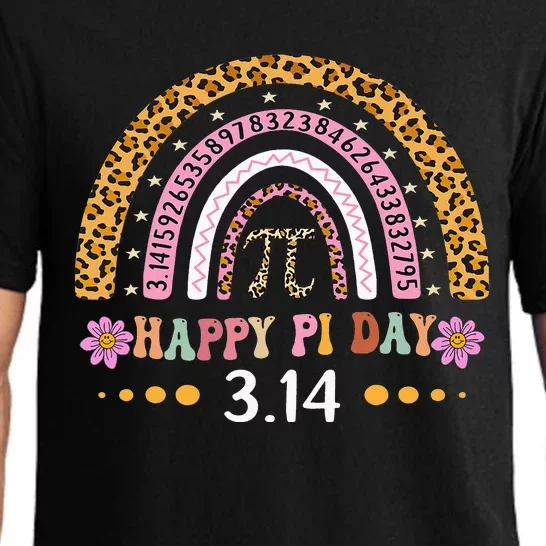 Happy Pi Day Mathematic Math Teacher Rainbow Pajama Set