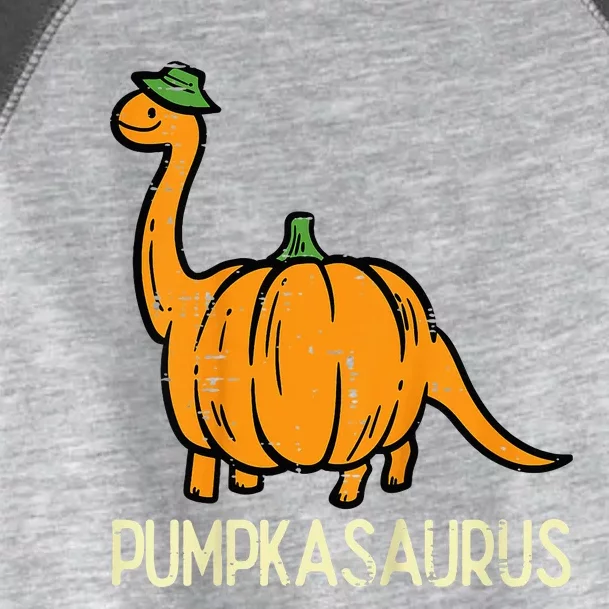 Halloween Pumpkin Dino Pumpasaurus Costume Toddler Fine Jersey T-Shirt