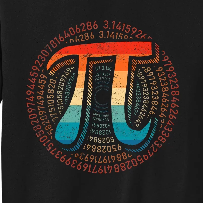 Happy Pi Day 3.14 Pi Day Math Lover Teacher Mathematics Tall Sweatshirt