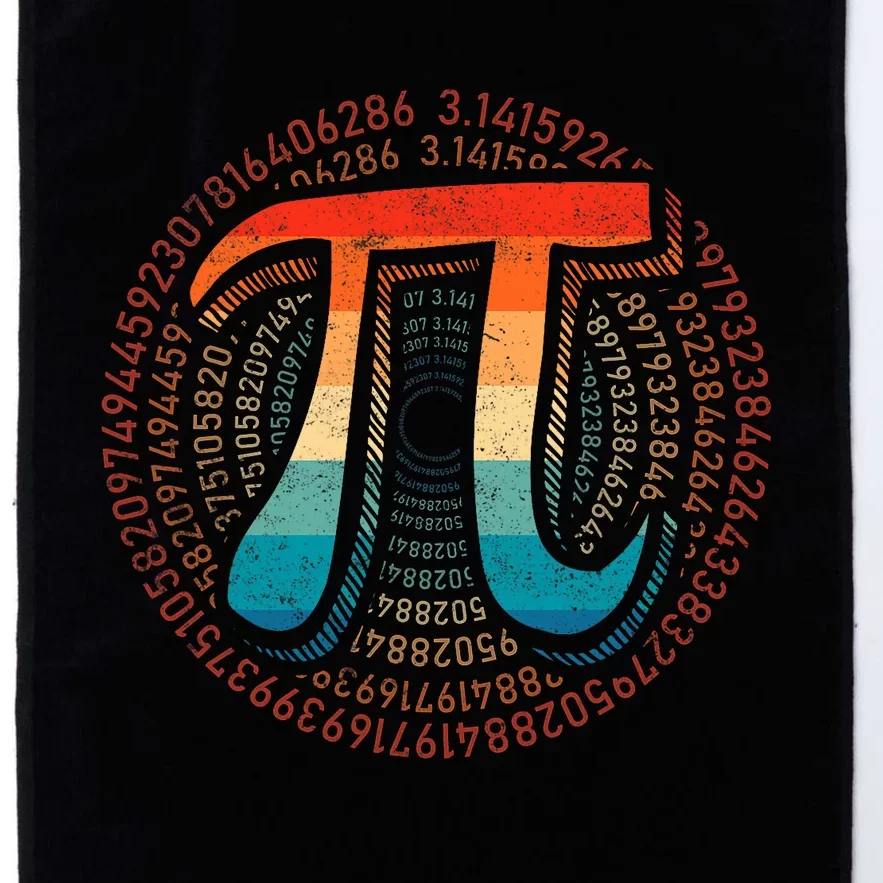 Happy Pi Day 3.14 Pi Day Math Lover Teacher Mathematics Platinum Collection Golf Towel