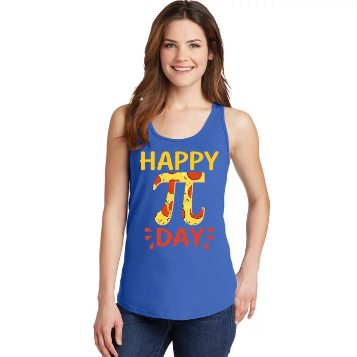 Happy Pi Day Lover Pizza Cute Gift Ladies Essential Tank