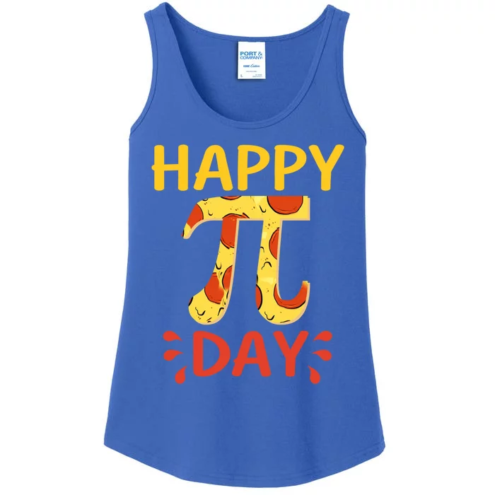 Happy Pi Day Lover Pizza Cute Gift Ladies Essential Tank