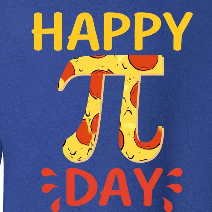 Happy Pi Day Lover Pizza Cute Gift Toddler Sweatshirt