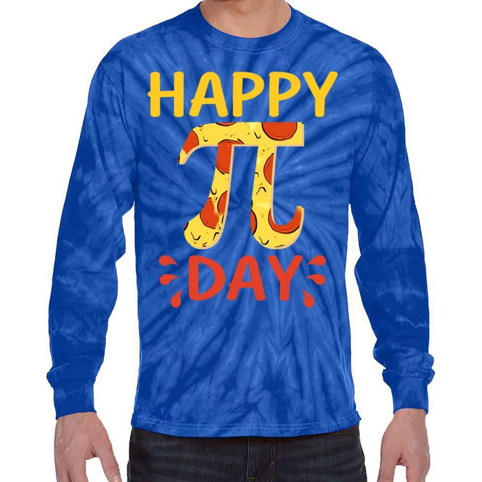 Happy Pi Day Lover Pizza Cute Gift Tie-Dye Long Sleeve Shirt