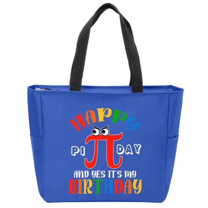 Happy Pi Day March 14th Birthday Funny Great Gift Zip Tote Bag