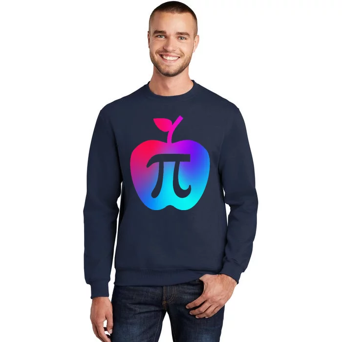 Happy Pi Day Cute Apple Pie 3.14 Funny Science Math Teacher Tall Sweatshirt