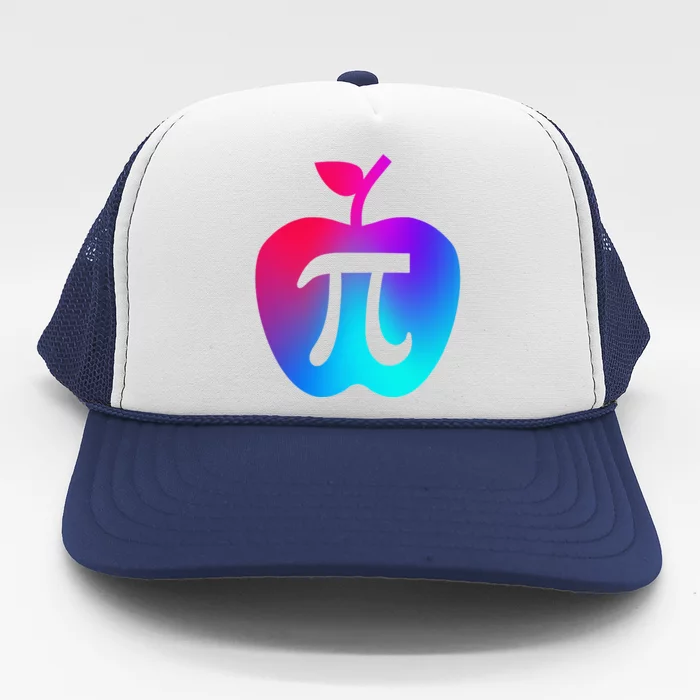 Happy Pi Day Cute Apple Pie 3.14 Funny Science Math Teacher Trucker Hat