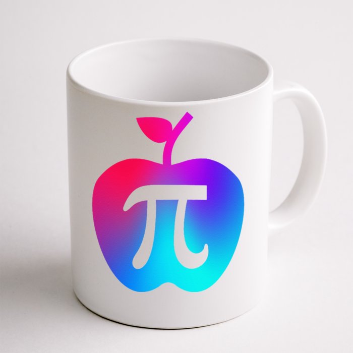 Happy Pi Day Cute Apple Pie 3.14 Funny Science Math Teacher Front & Back Coffee Mug