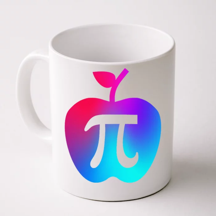 Happy Pi Day Cute Apple Pie 3.14 Funny Science Math Teacher Front & Back Coffee Mug