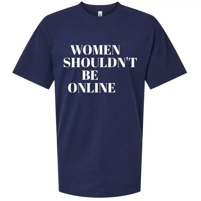 H Pearl Davis Women Shouldn’T Be Online Sueded Cloud Jersey T-Shirt