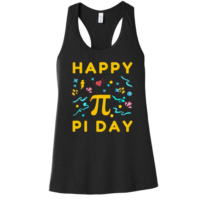 Happy Pi Day 3.14 Can't Stop Won't Stop Women's Racerback Tank