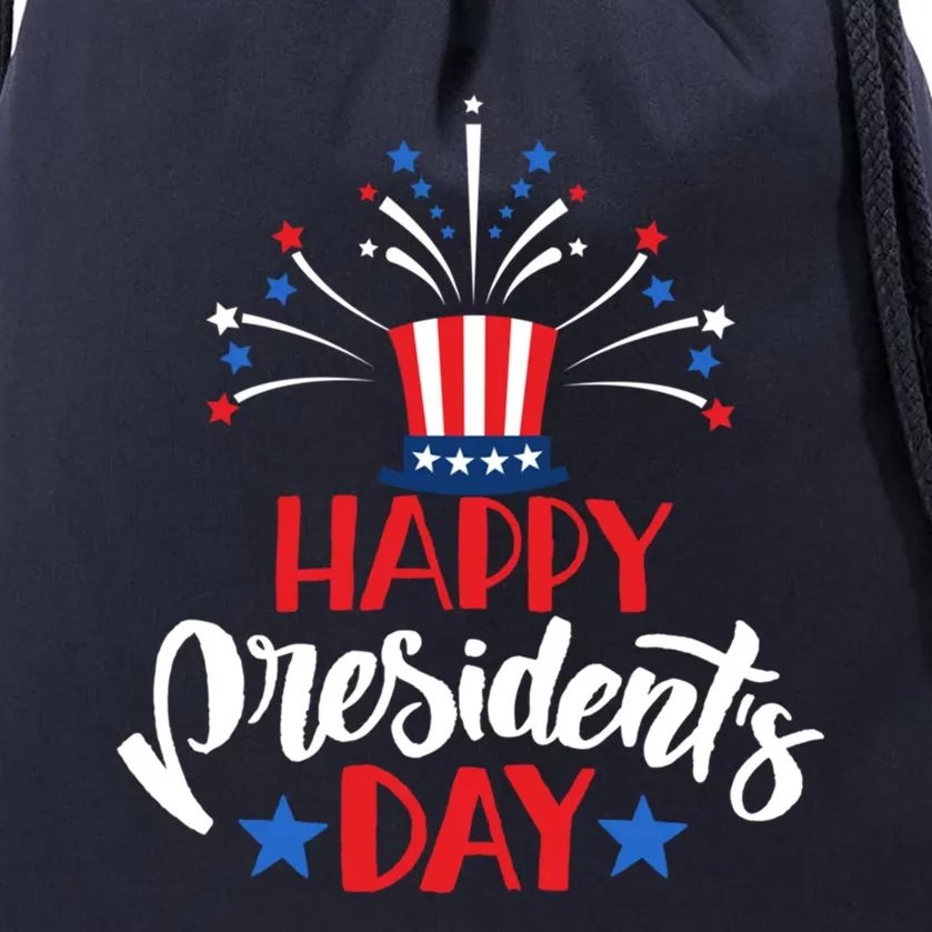 Happy President's Day Tee And Gift Drawstring Bag