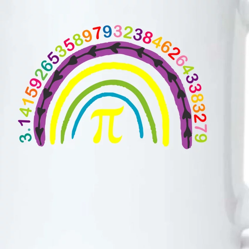 Happy Pi Day Math Rainbow Pi Day 3 14 Happy Pi Day Meaningful Gift Black Color Changing Mug