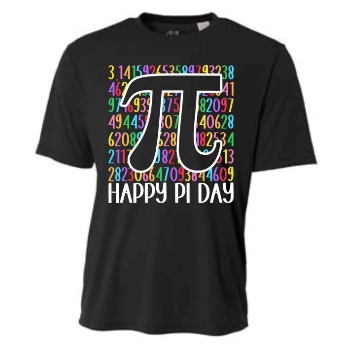 Happy Pi Day Math Teachers Student Professor Pi Day Cooling Performance Crew T-Shirt