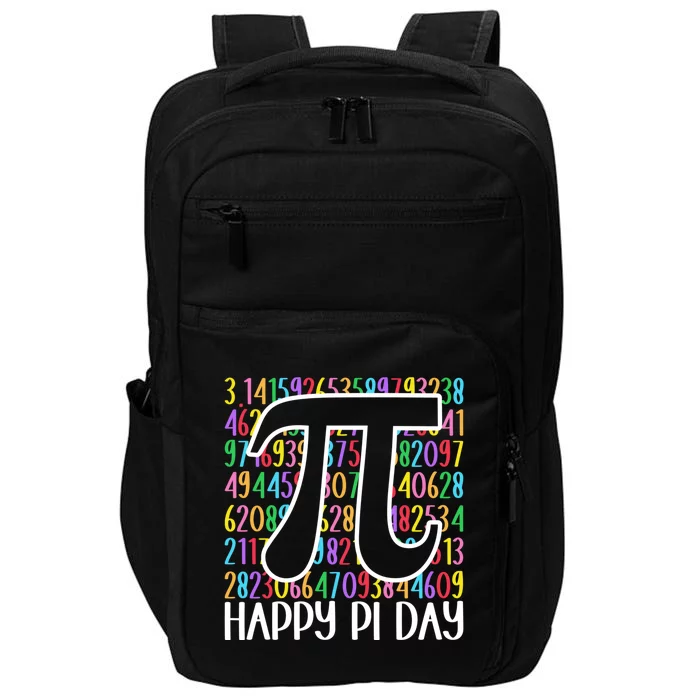 Happy Pi Day Math Teachers Student Professor Pi Day Impact Tech Backpack