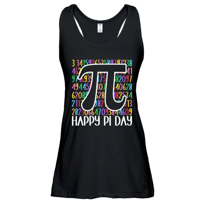 Happy Pi Day Math Teachers Student Professor Pi Day Ladies Essential Flowy Tank