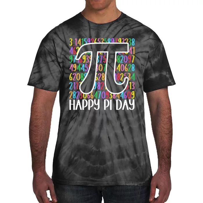 Happy Pi Day Math Teachers Student Professor Pi Day Tie-Dye T-Shirt