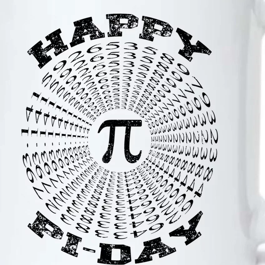 Happy Pi Day Math Spiral Pi Meaningful Gift Black Color Changing Mug