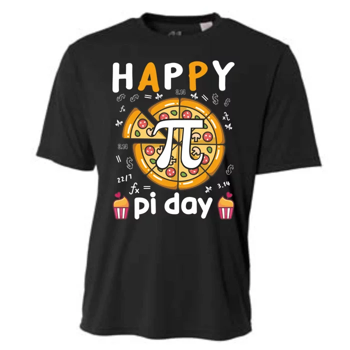 Happy Pi Day Math Teacher Pi Day Gift Great Gift Cooling Performance Crew T-Shirt